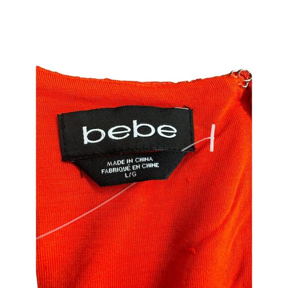 NWT!! "BEBE",Daniela,Red Lace,Midi dress,Sexy, Sleeveless, MSRP 129.00,Summer - Picture 13 of 13